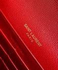 Клатч Saint Laurent Monogram Envelope Chain Wallet Red